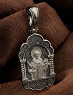 Образок из белого золота