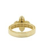 Кольцо из лимонного золота c бриллиантами и ониксом