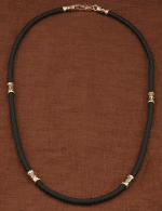 Шнурок шёлковый из золота c шёлковым шнурком