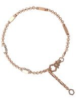 Браслет из золота c ониксом, лазуритом, малахитом и перламутром