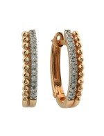 Серьги из золота c бриллиантами