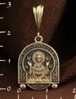 Образок из лимонного золота