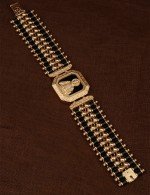 Браслет из золота c ониксом