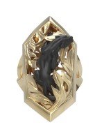 Кольцо из лимонного золота