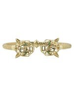 Браслет из лимонного золота c изумрудом