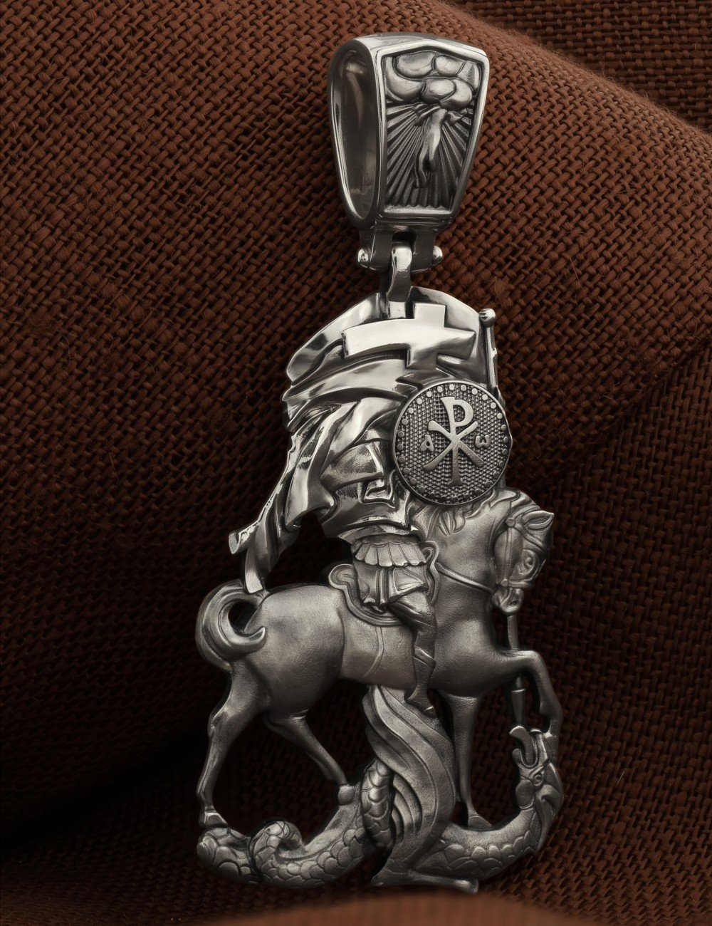 Образок из белого золота