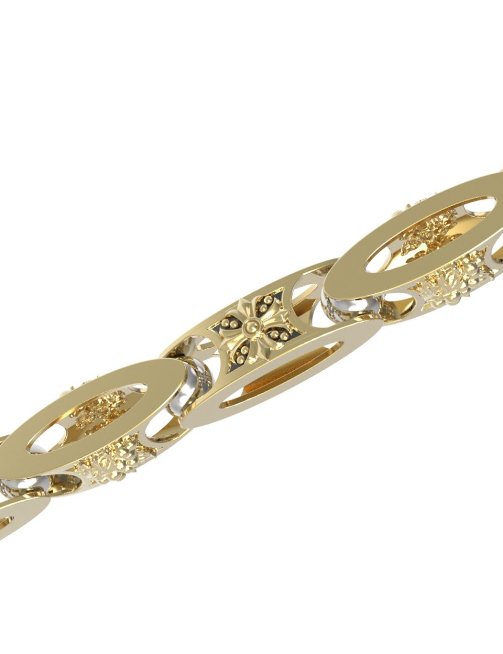 Цепь из лимонного золота