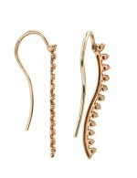 Серьги из золота c бриллиантами