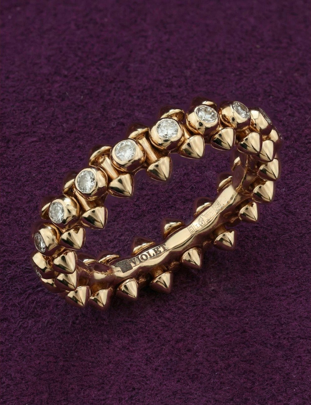 Кольцо из золота c бриллиантами