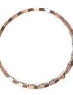 Браслет из золота c малахитом и перламутром