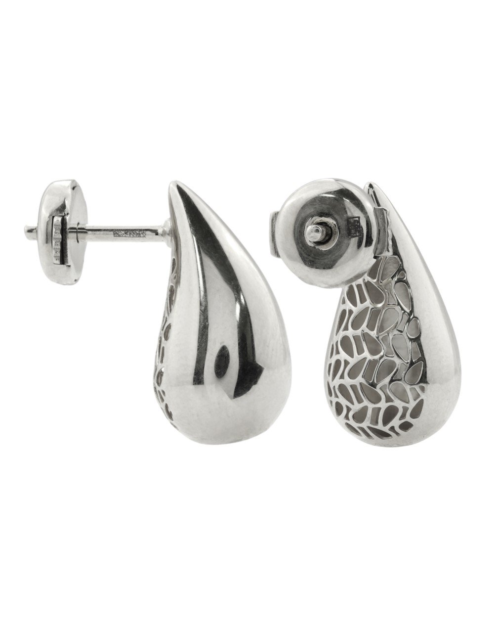 Серьги из белого золота