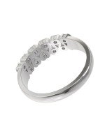 Кольцо из белого золота c бриллиантами