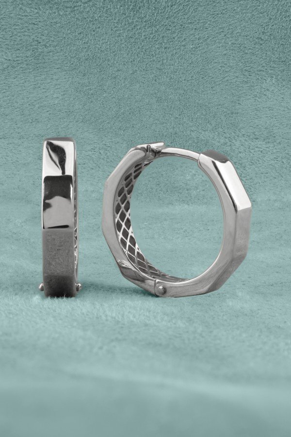 Серьги из белого золота