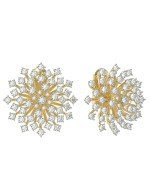 Серьги из лимонного золота c бриллиантами