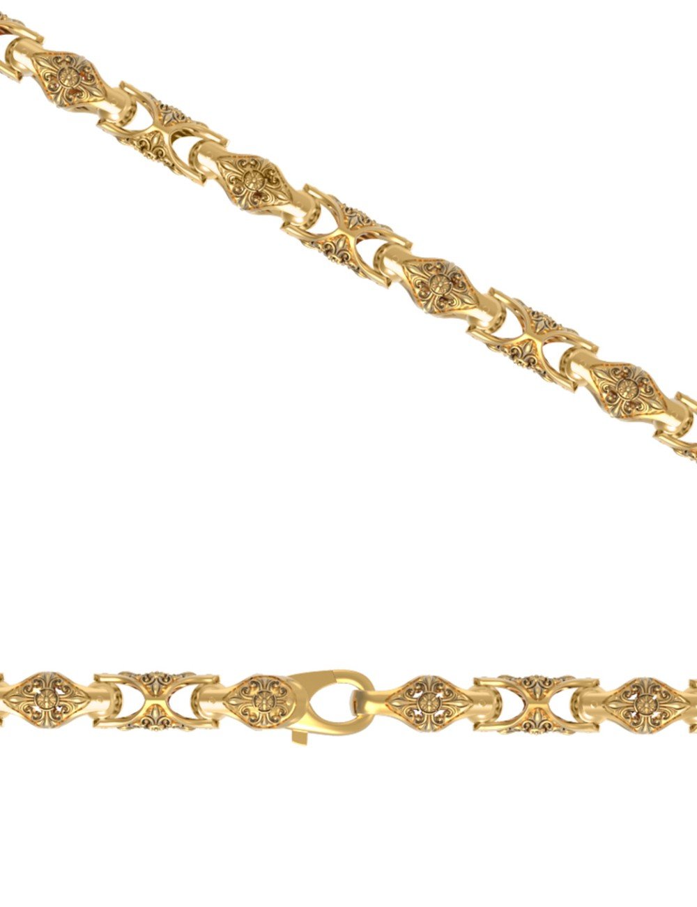 Браслет из лимонного золота