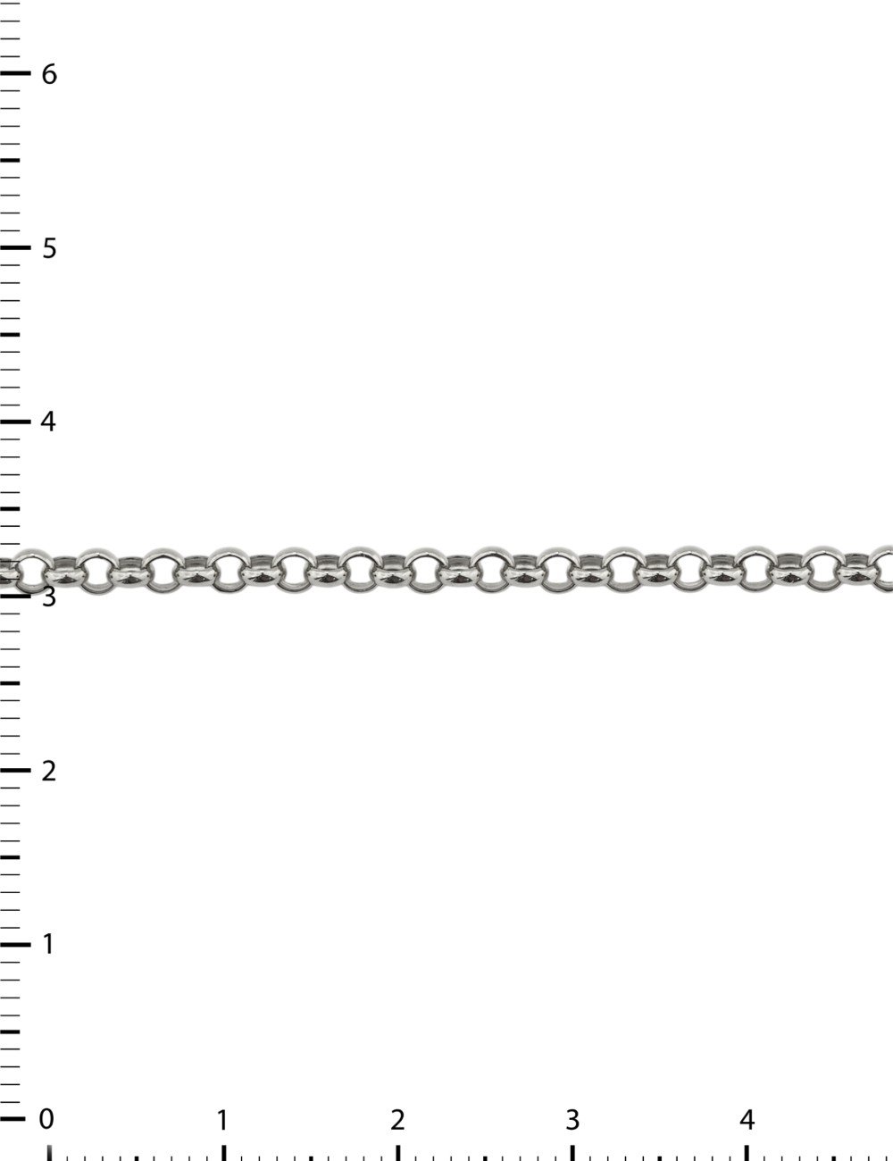 Цепь из белого золота