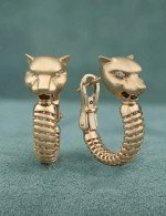 Серьги из золота c бриллиантами