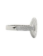 Кольцо из белого золота c бриллиантами