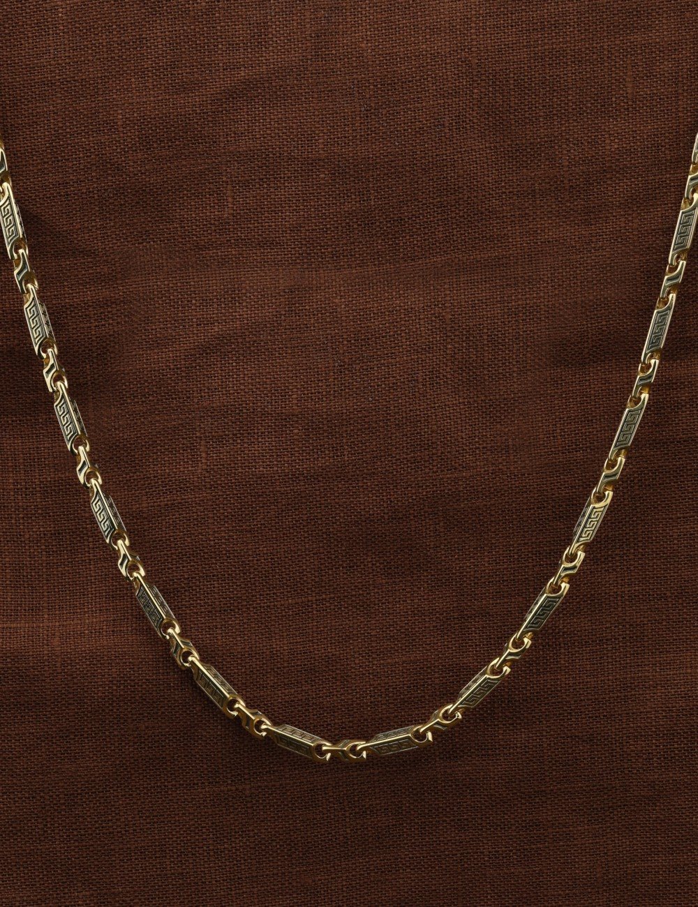 Цепь из лимонного золота