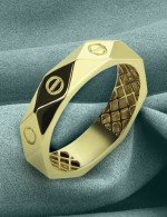 Кольцо из лимонного золота