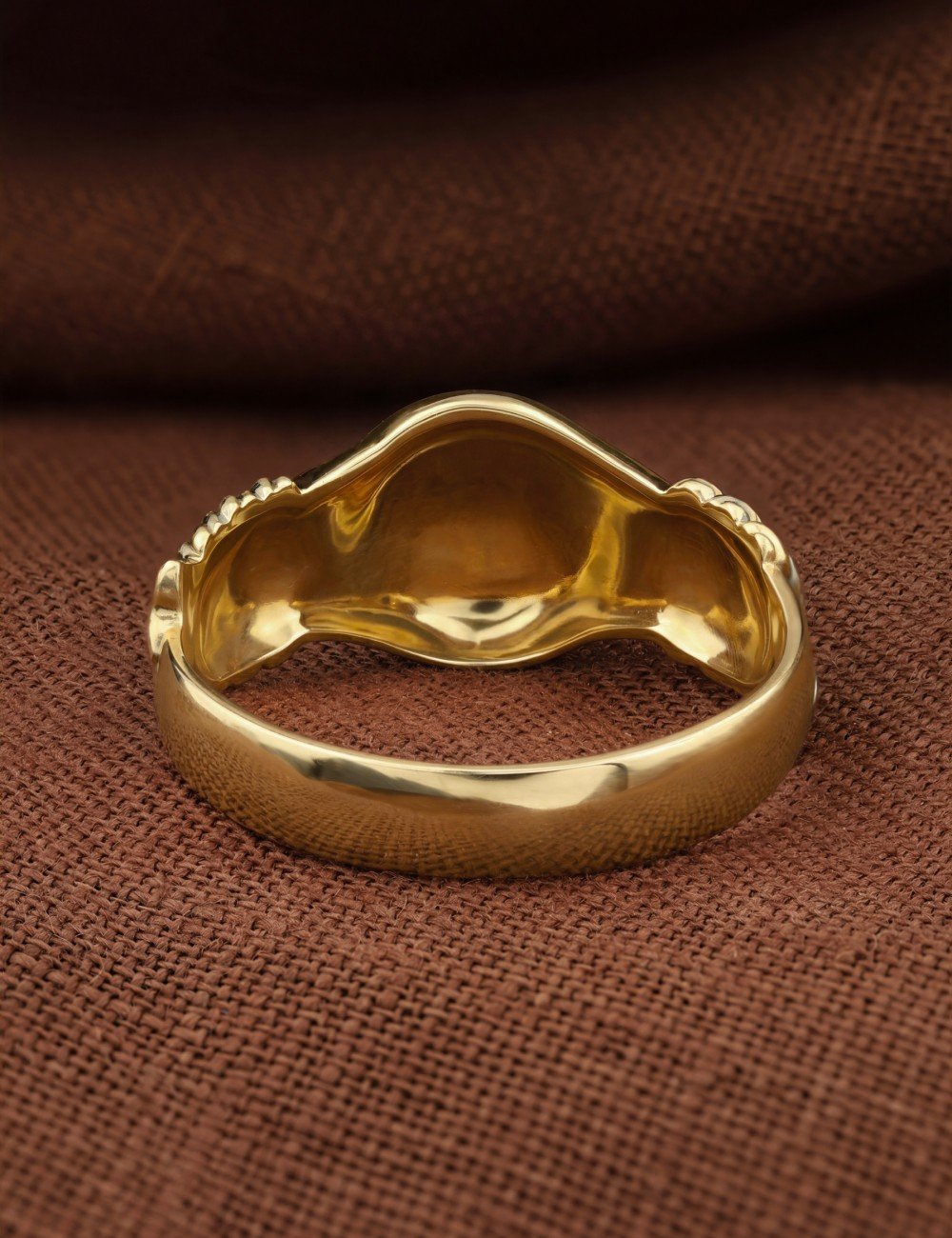 Кольцо из лимонного золота
