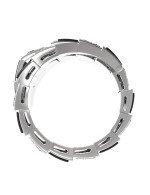 Кольцо из белого золота c бриллиантами и ониксом