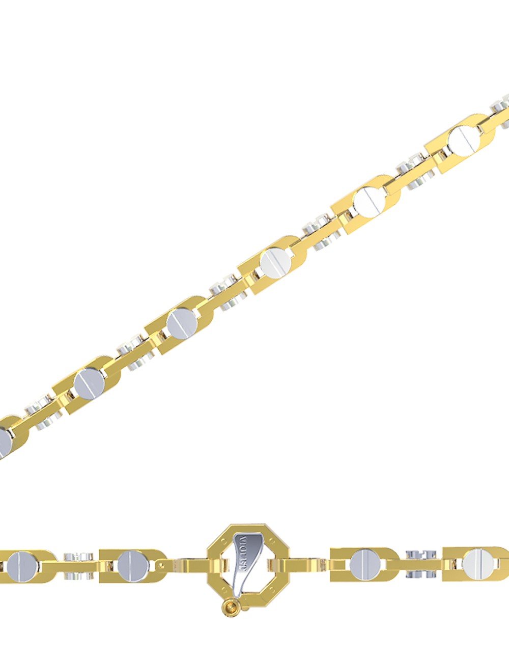 Цепь из лимонного золота