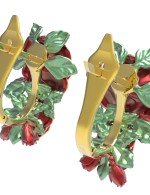 Серьги из лимонного золота