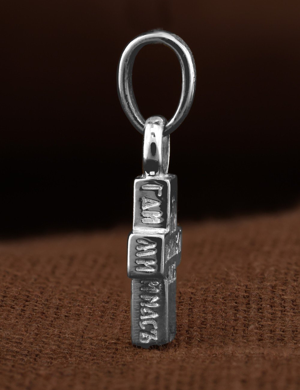 Крест из белого золота