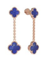 Серьги из золота c лазуритом