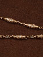 Цепь из золота c эмалью и бивнем мамонта