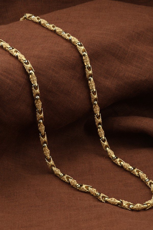 Цепь из лимонного золота