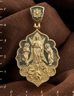 Образок из лимонного золота