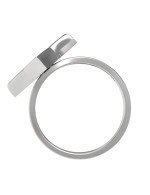 Кольцо из белого золота c бирюзой