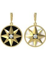 Подвеска из лимонного золота