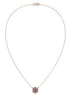 Колье из золота c лазуритом