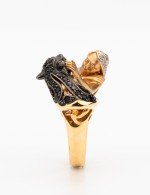 Кольцо из золота c фианитом