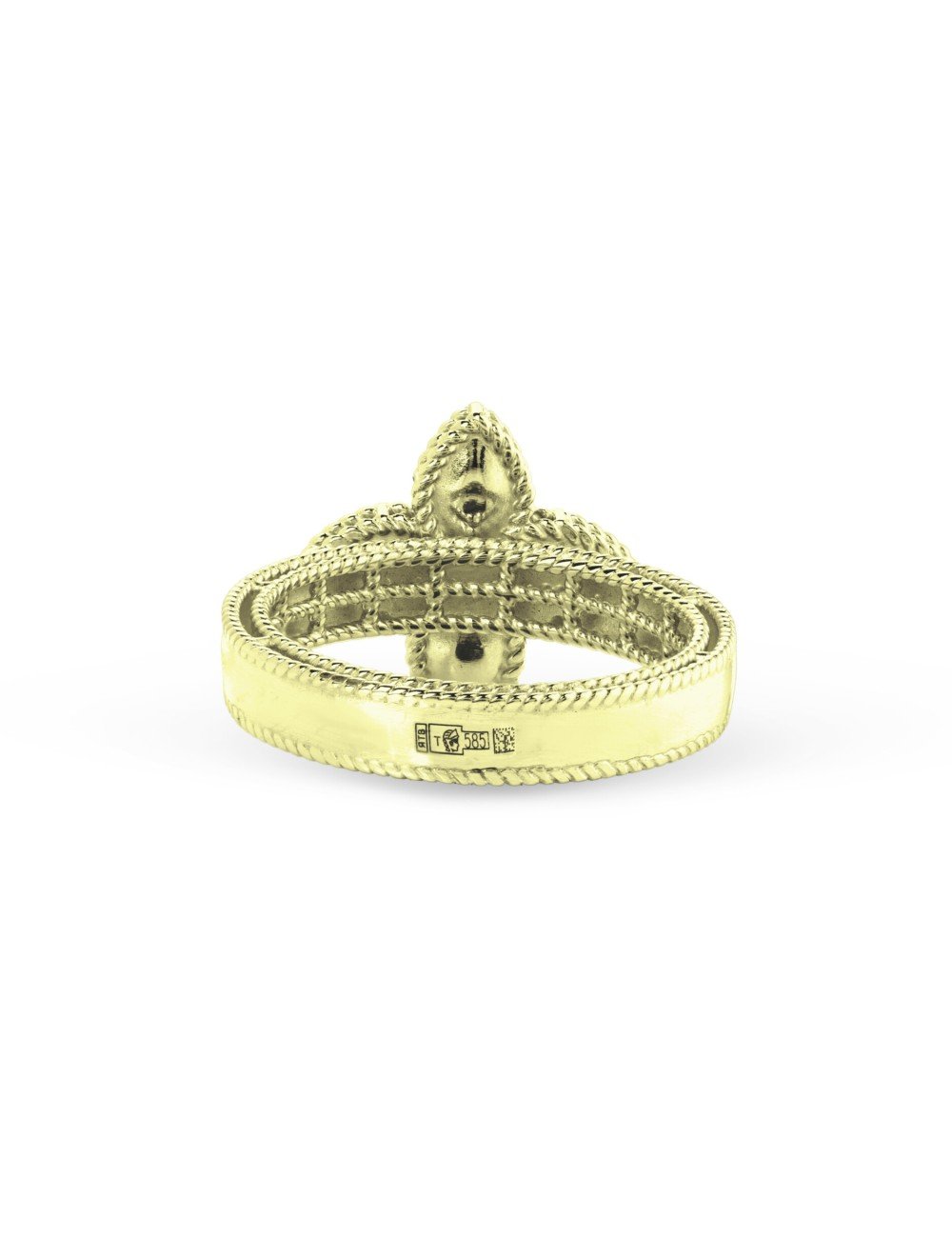 Кольцо из лимонного золота