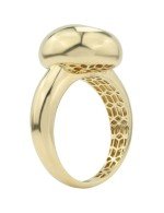 Кольцо из лимонного золота c бриллиантами