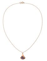 Колье из золота c бриллиантами и лазуритом