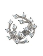 Кольцо из белого золота c бриллиантами