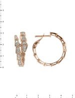 Серьги из золота c бриллиантами