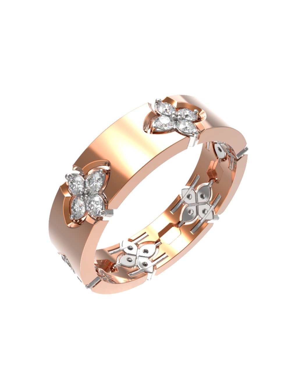 Кольцо из золота c бриллиантами