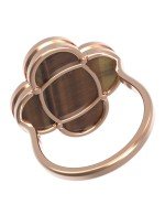 Кольцо из золота c тигровым глазом