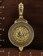 Образок из лимонного золота