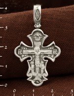 Крест из белого золота