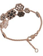 Браслет из золота c ониксом и перламутром