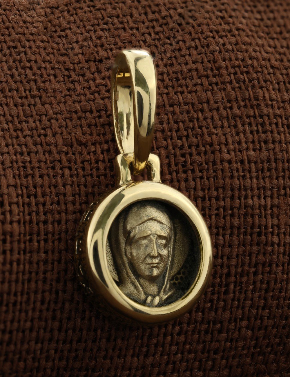 Образок из лимонного золота