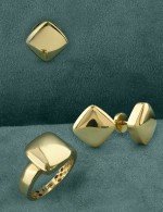 Серьги из лимонного золота