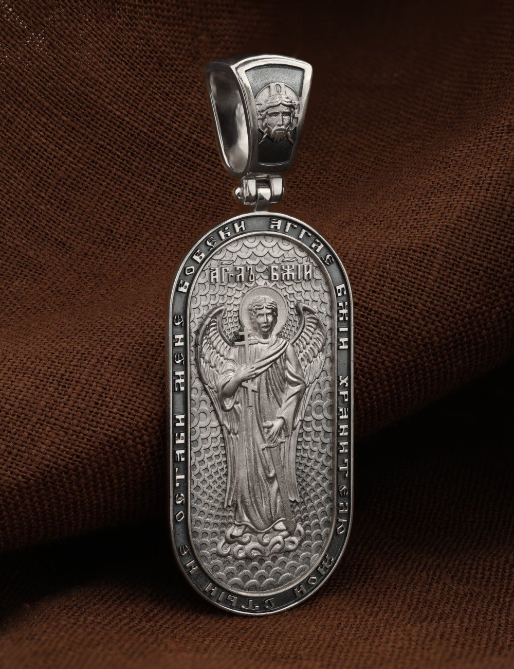 Образок из белого золота